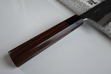 Charger l&#39;image dans la galerie, CY301 - Couteau Japonais Santoku Yamamoto noir  - Lame de 16.5cm en acier au carbone Aogami Super
