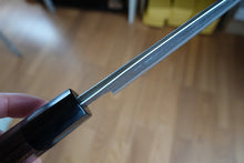 Charger l&#39;image dans la galerie, CY302- Couteau Japonais Nakiri Yamamoto noir  - Lame de 16.5cm en acier au carbone Aogami Super